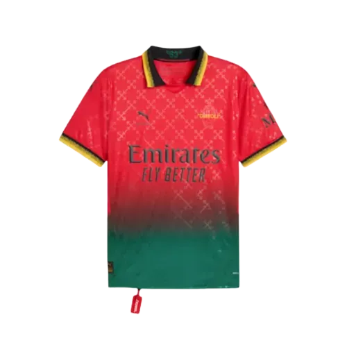 Off-White x Puma Camiseta AC Milan Torcedor Jersey Red