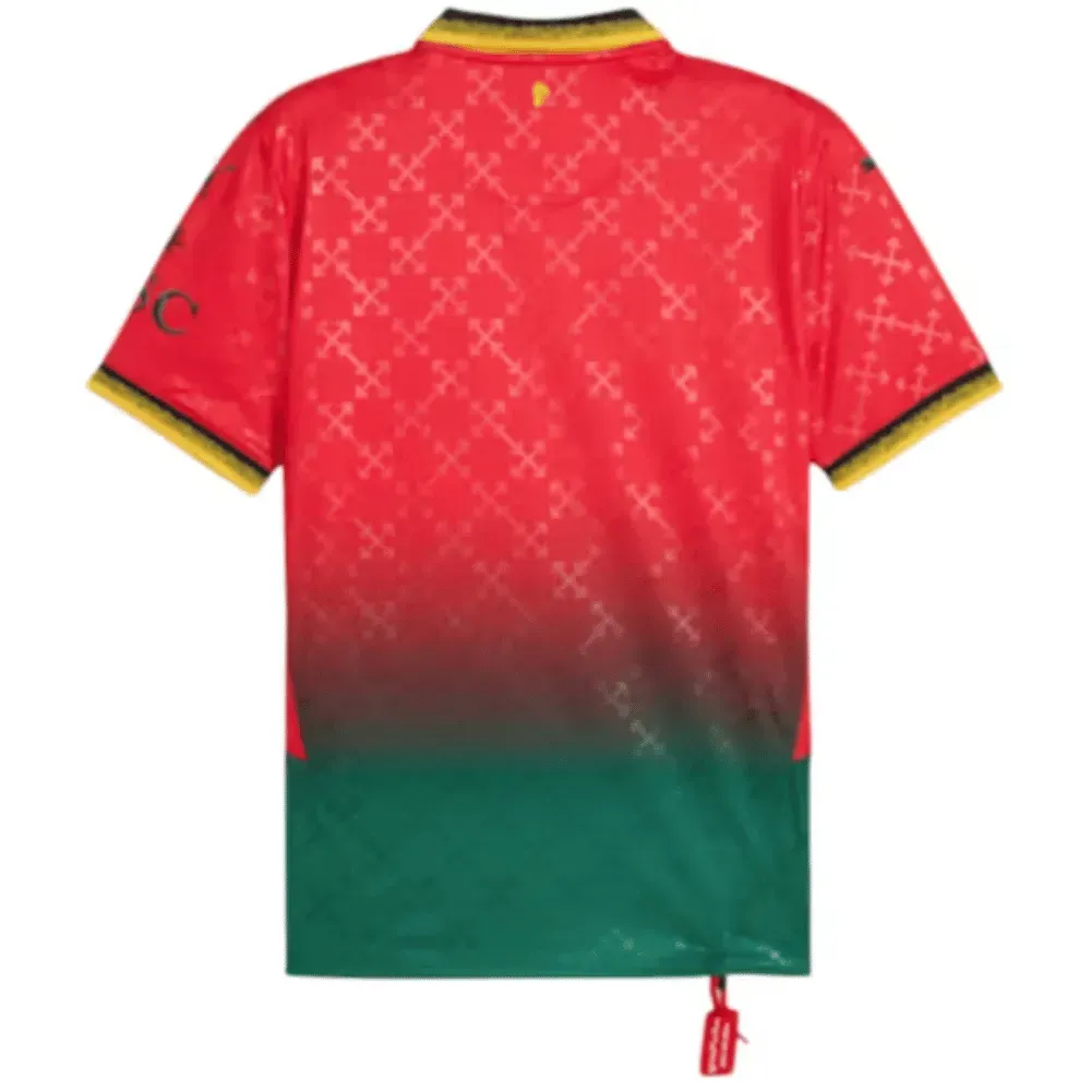 Off-White x Puma Camiseta AC Milan Torcedor Jersey Red - Droper