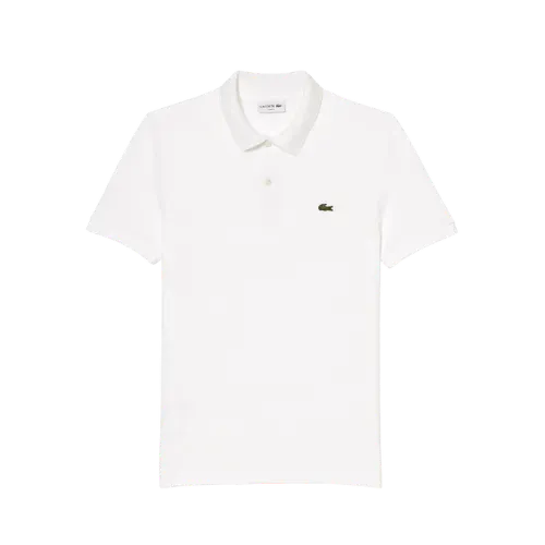 Polo Lacoste Slim Fit L.12.12 Piqué White