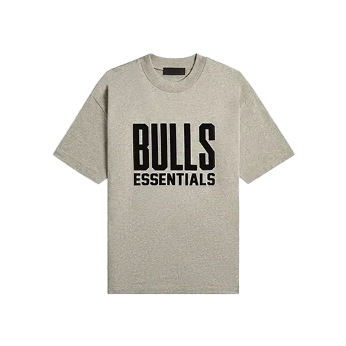 Camiseta Fear of God Essentials Bulls NBA Warm Heather - Droper