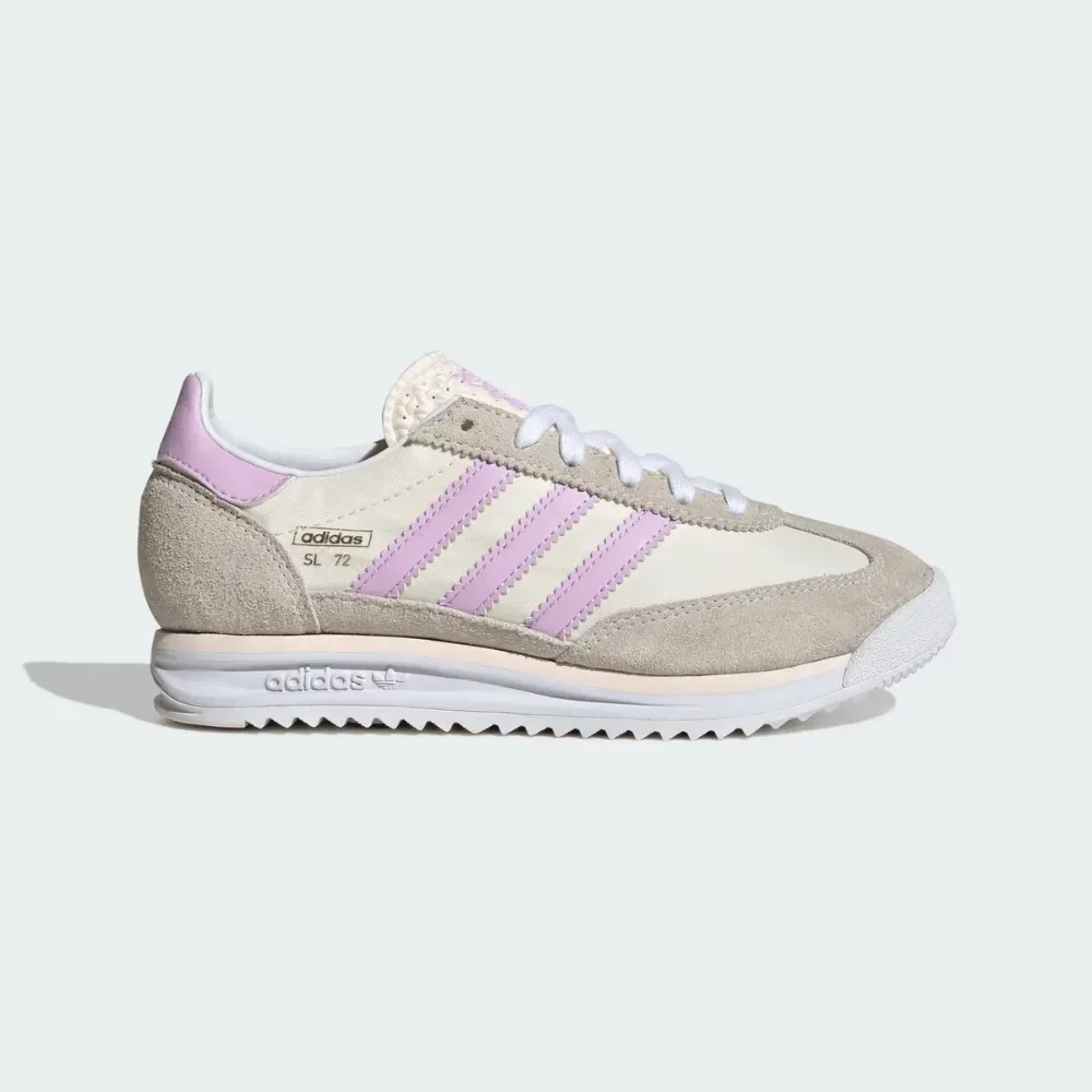 ハク adidas SL 72 RS GS Chalk White Bliss Lilac Wonder Quartz - Droper