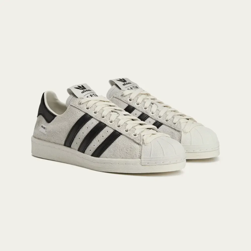 Song for the Mute x 『Superstar 82』 Song For The Mute x adidas Superstar Cream White Core Black - Droper