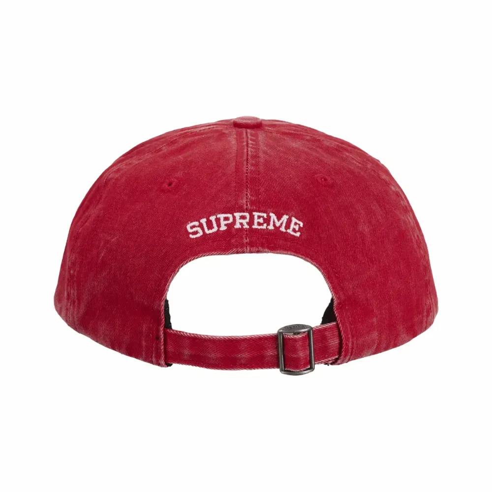 Boné Supreme License Plate 6-Panel Red - Droper