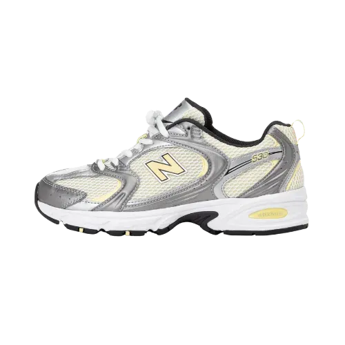 New Balance 530 Silver Metallic Yellow