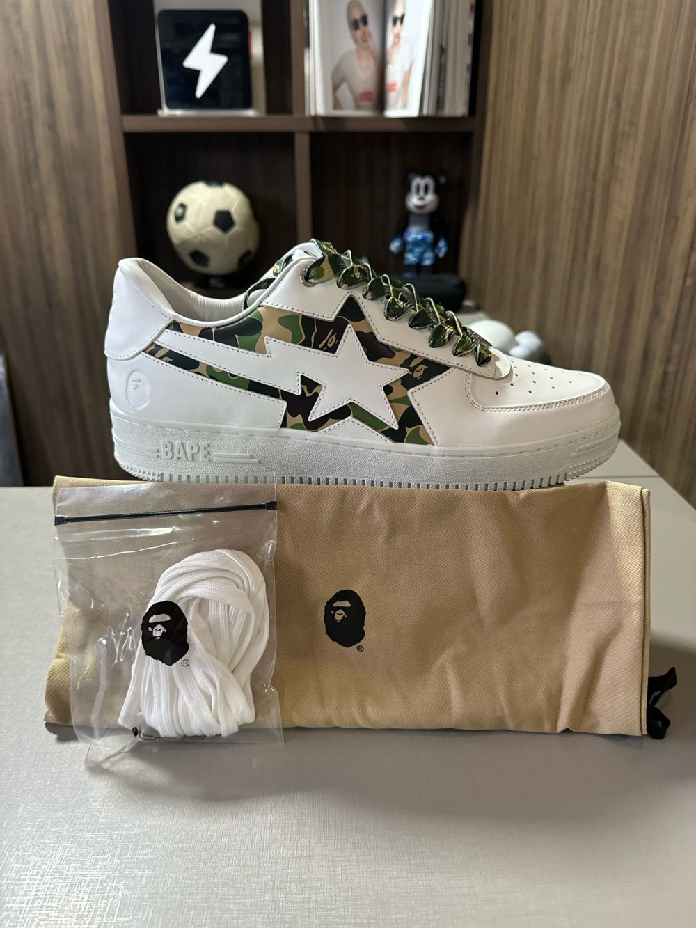A Bathing Ape Bape Sta Icon ABC Camo Green