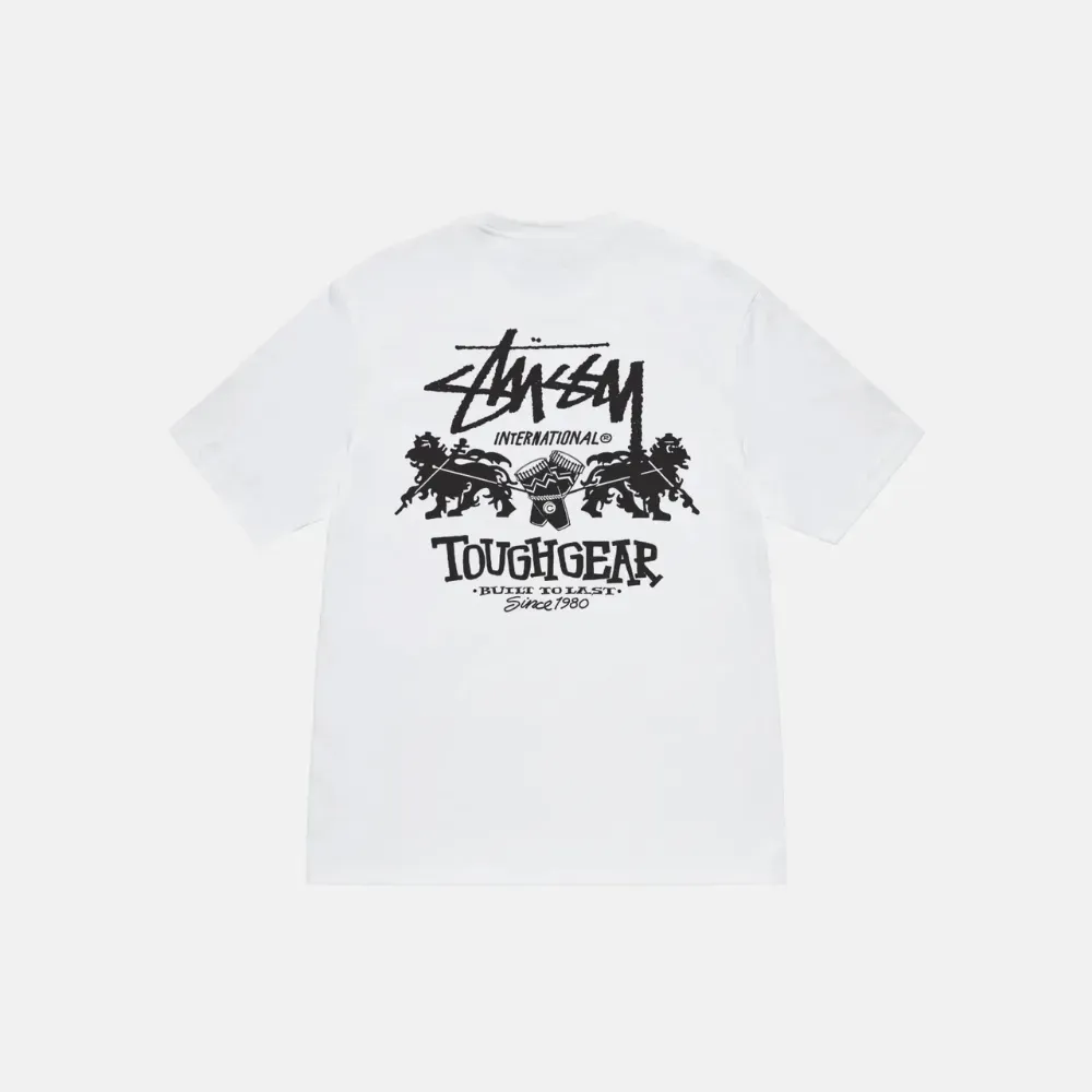 Camiseta Stussy Tough Gear International White - Droper