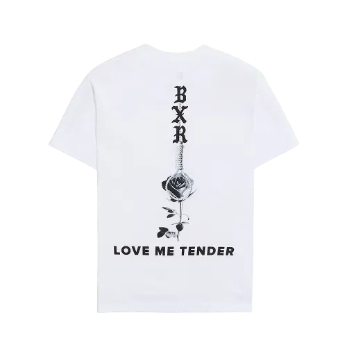Camiseta Born x Raised Reserve Love Me Tender White