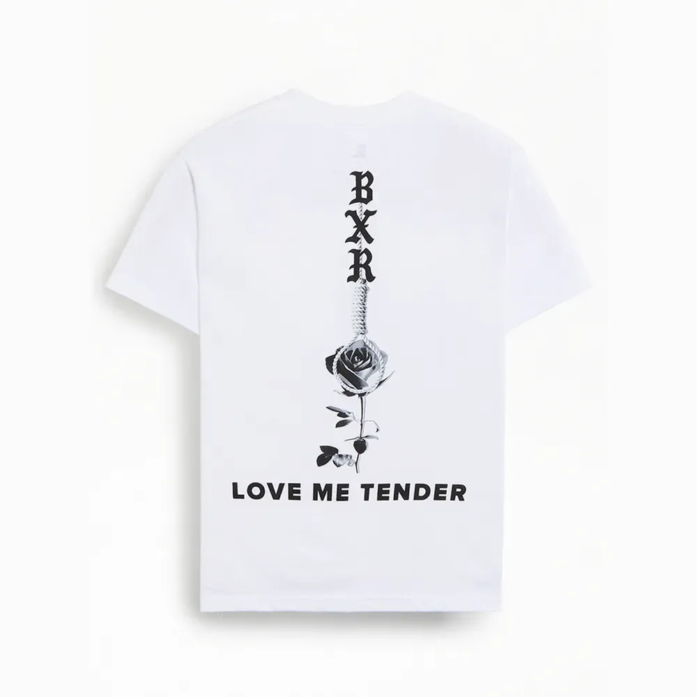 Camiseta Born x Raised Reserve Love Me Tender White foto 1