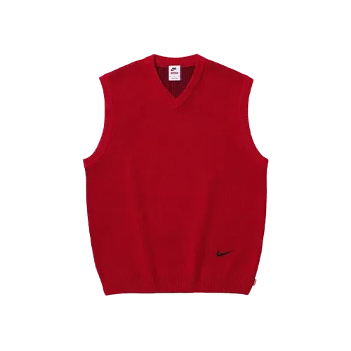 Supreme x Nike Colete Sweat Red - Droper