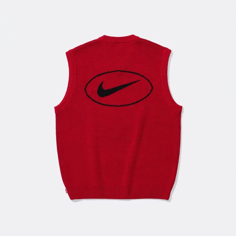 Supreme x Nike Colete Sweat Red foto 1