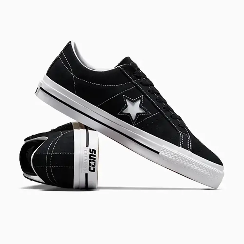 Converse One Star Pro Ox Black White - Droper