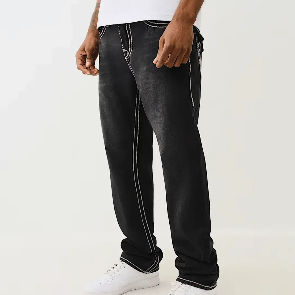 Calça True Religion Ricky Super T Rope Stitch Straight Loubet