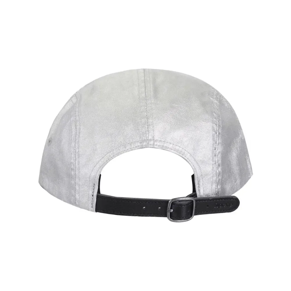 Boné Supreme Washed Chino Twill Camp Silver (SS25) - Droper