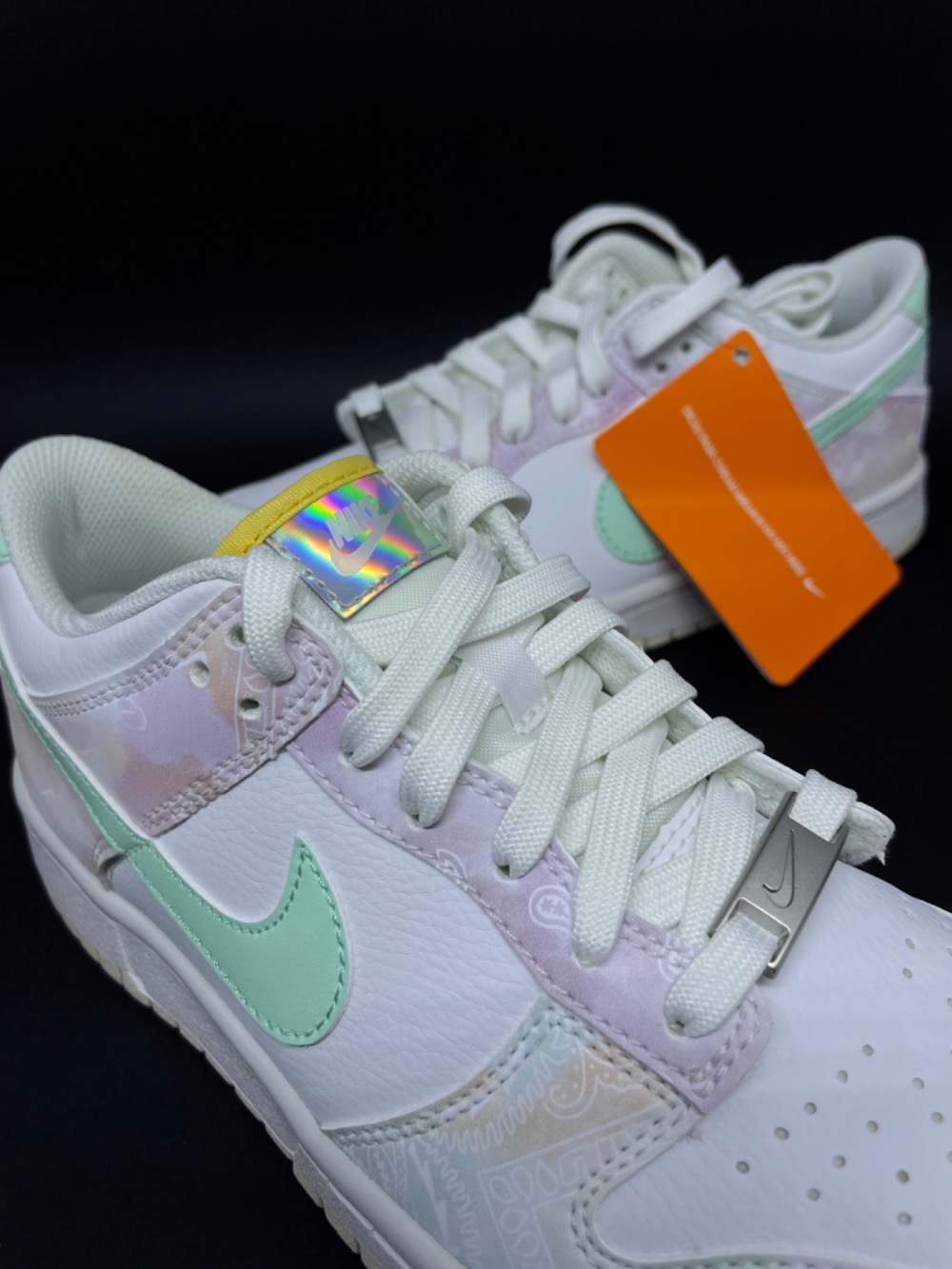 Nike Dunk Low GS Paisley Print — 36 / 37, Novo