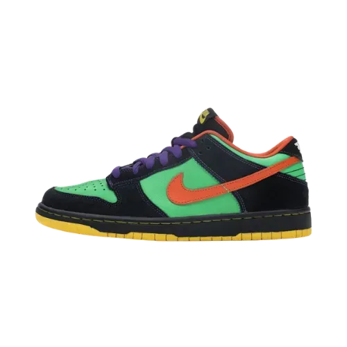 Nike SB Dunk Low Green Spark Hoop Orange