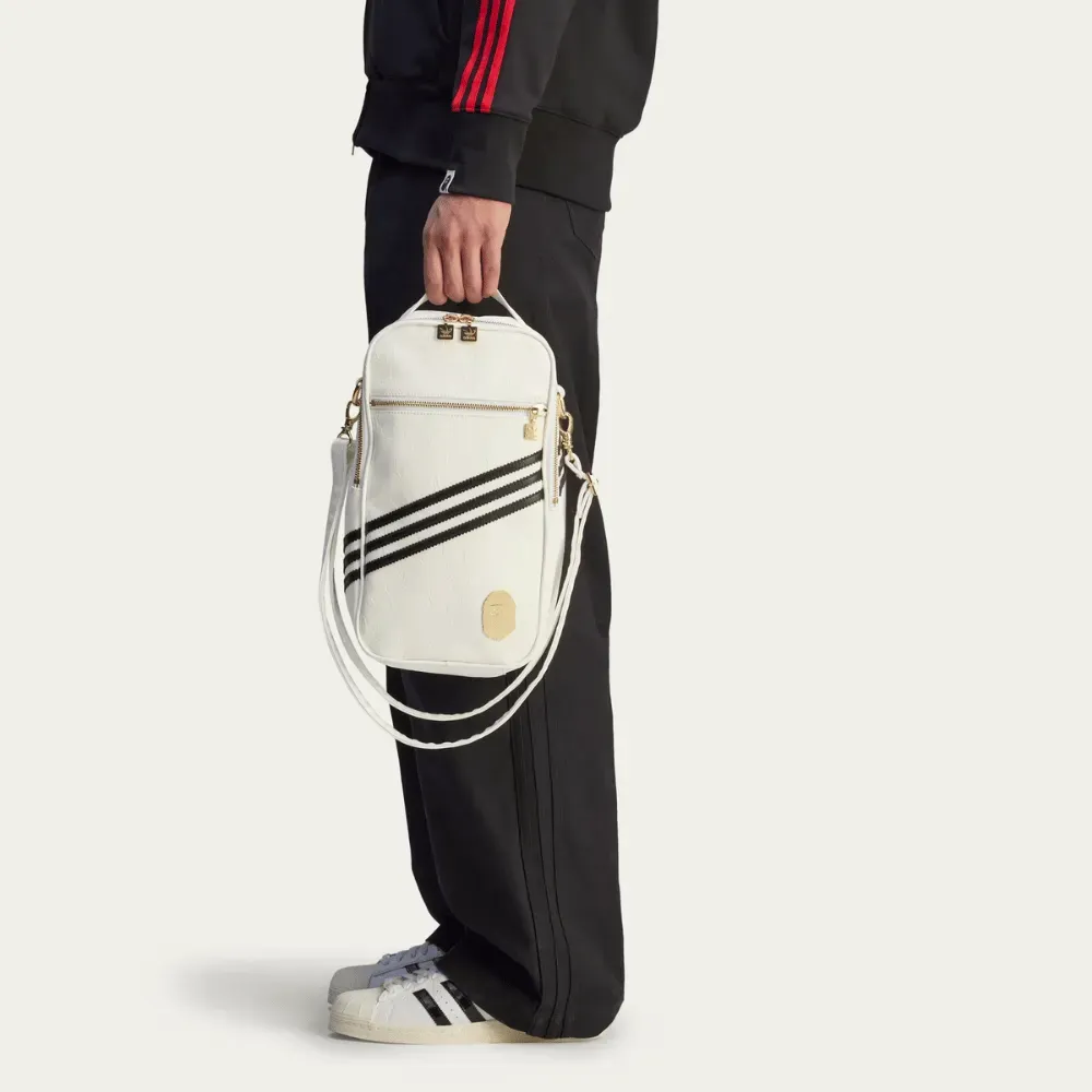 BAPE x adidas Bag White - Droper