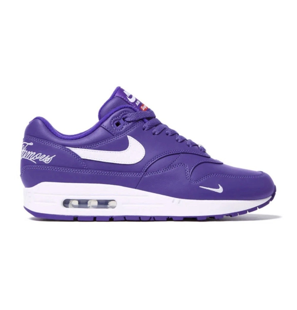 Supreme x Nike Air Max 1 '87 SP Varsity Purple — 40.5, Novo