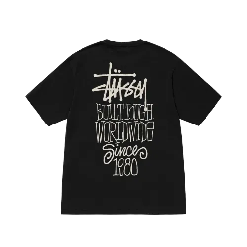 Camiseta Stussy Built Tough Pigment Dyed Black
