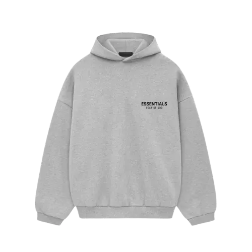 Moletom Fear of God Essentials Fleece Light Heather Gray - Droper