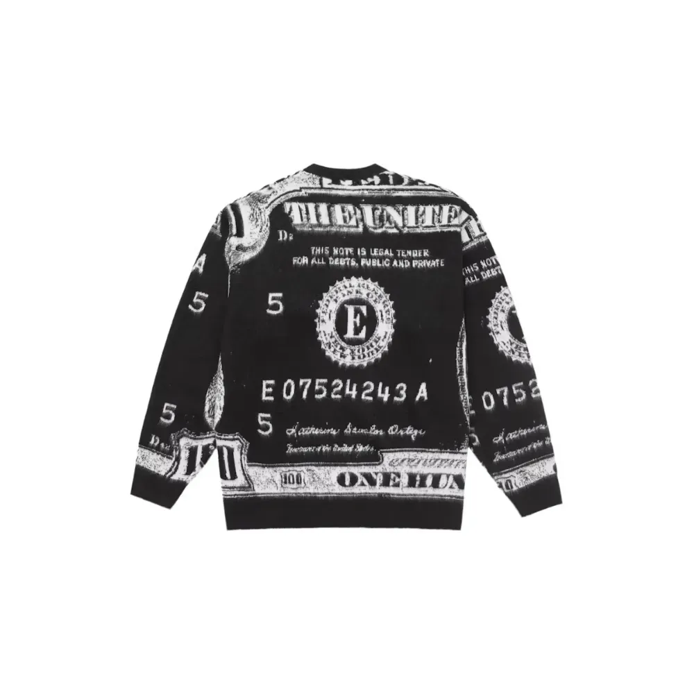 トップス Supreme Money Sweater 2025 Sweater Supreme Money Black - Droper