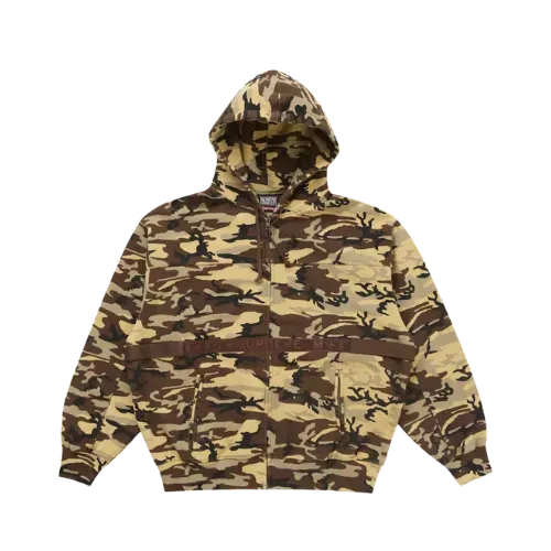 Marithé + François Girbaud x Supreme Moletom Zip Up Hooded Camo