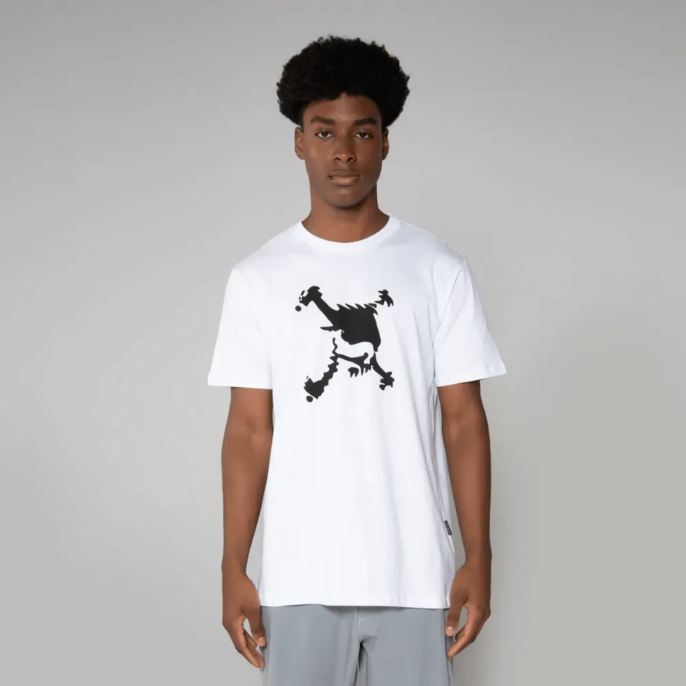 Camiseta Oakley Heritage Skull Logo White - Droper