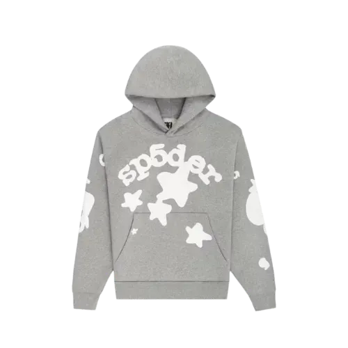 Moletom Sp5der Beluga Dark Grey Heather - Droper