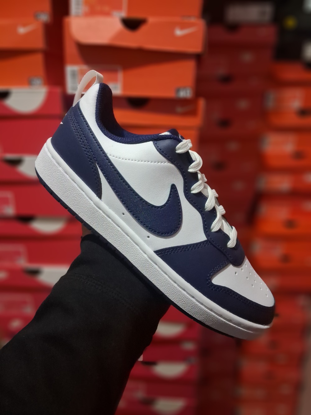 Nike Court Borough Low 2 GS White Signal Blue