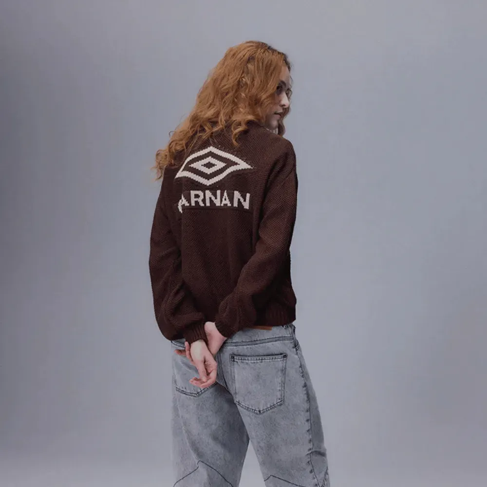 Carnan x Umbro Moletom Weaved Brown - Droper
