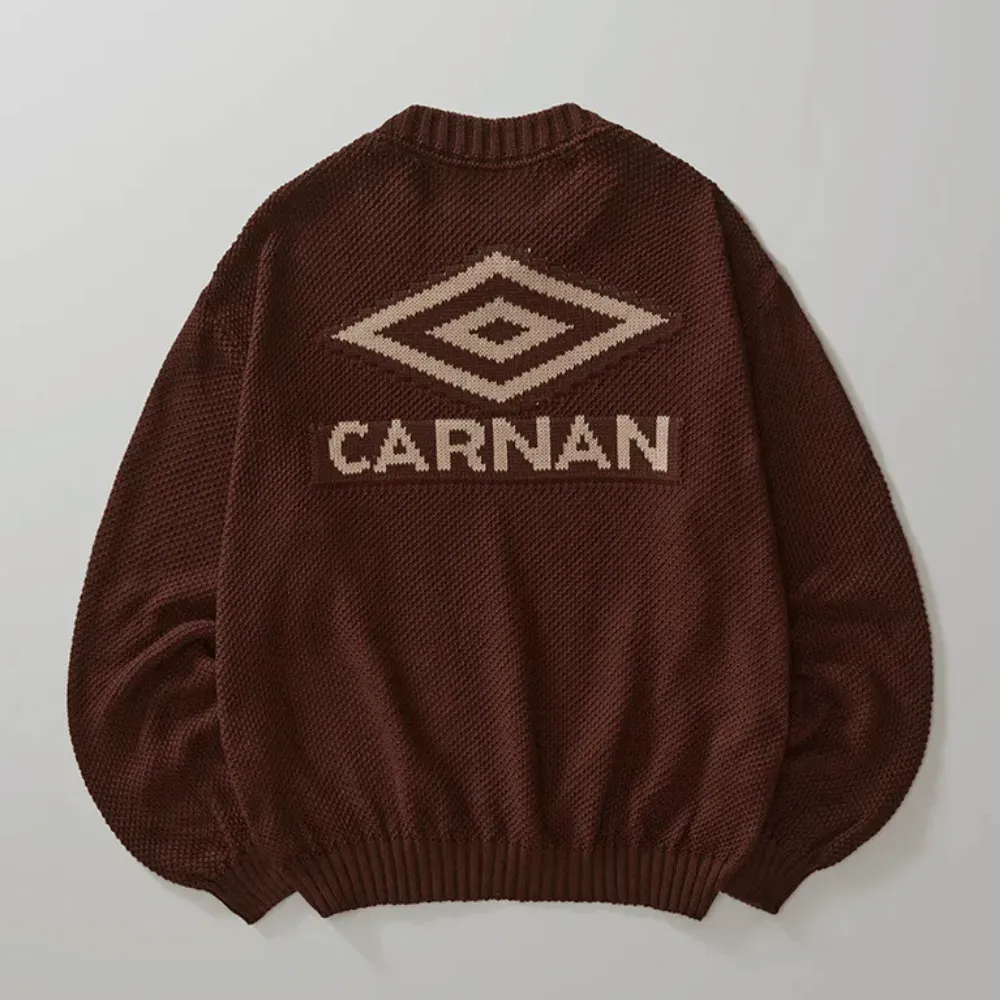 Carnan x Umbro Moletom Weaved Brown - Droper