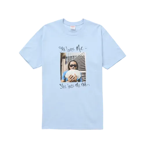 Camiseta Supreme Max B Powder Blue