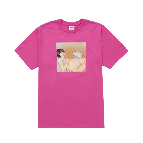 Camiseta Supreme Mouse Fuchsia