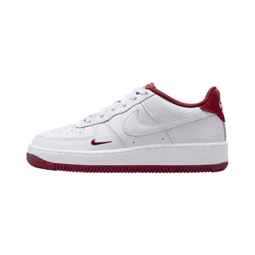 Nike Air Force 1 Low LV8 GS White Team Red
