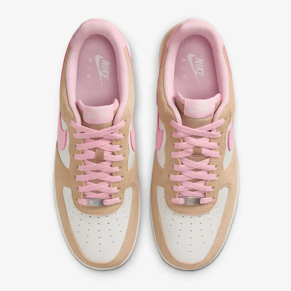 Nike Air Force 1 Low LV8 Hemp Phantom Medium Soft Pink - Droper