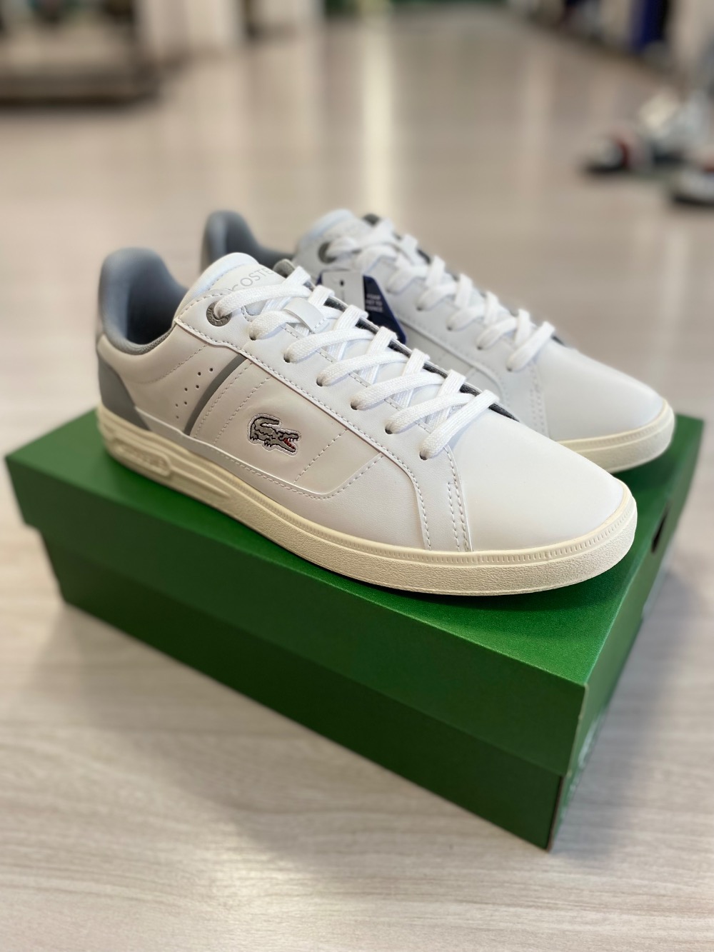Lacoste Europa Pro White Grey