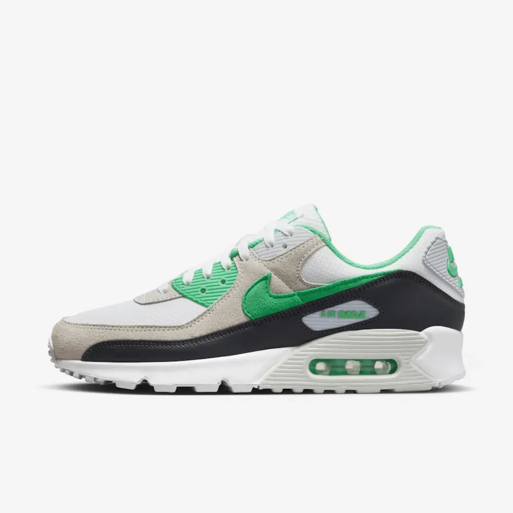 Nike Air Max 90 White Spring Green - Droper