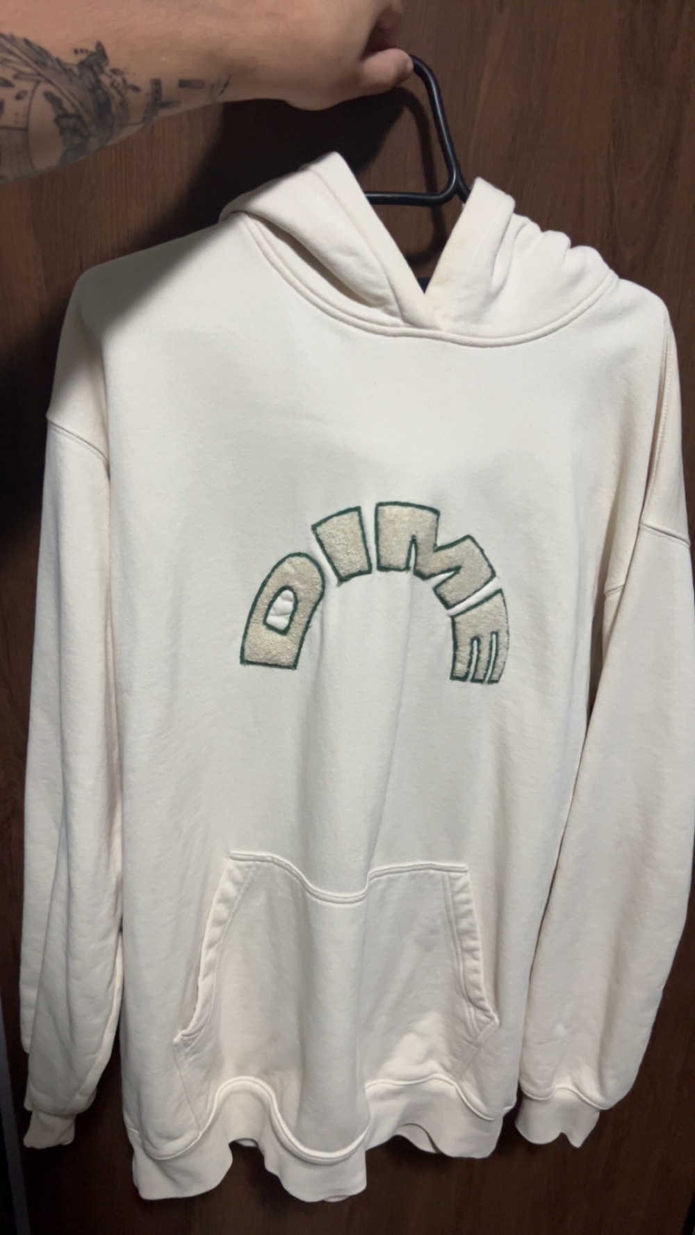 MOLETOM DIME ARCH HOODIE BEGE
