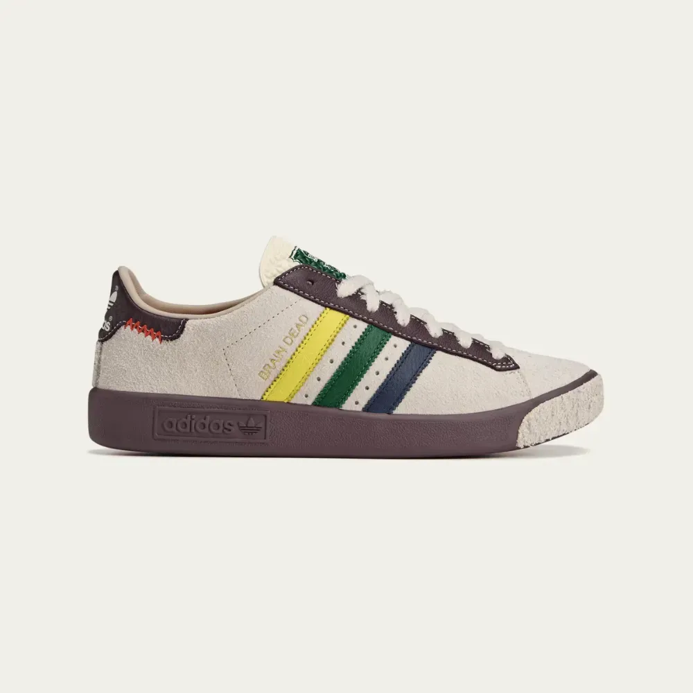 Brain Dead x adidas Forest Hills Cream White Pantone Night Red