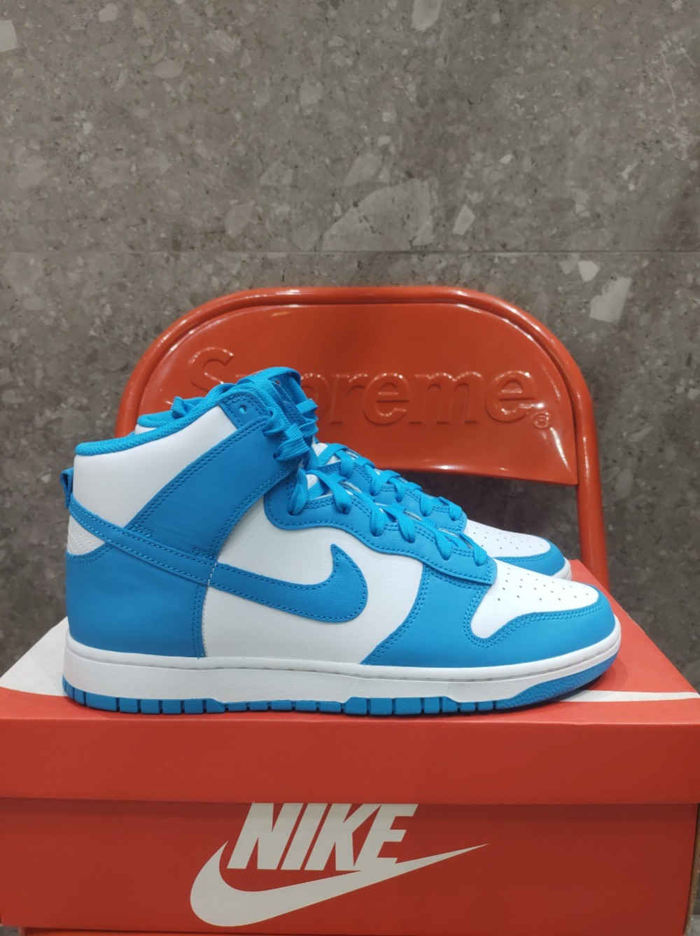 Nike Dunk High Championship Blue — 44, Novo