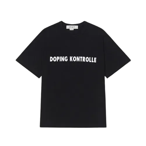 Camiseta Piet Doping Kontrolle Black