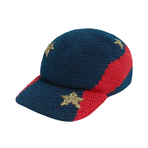 Boné Piet Starry Crochet Blue
