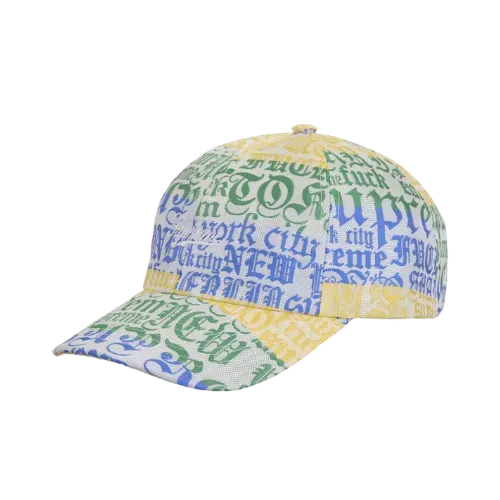 Boné Supreme Cities Jacquard 6-Panel White