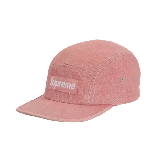 Boné Supreme Denim Camp Peach (SS25)