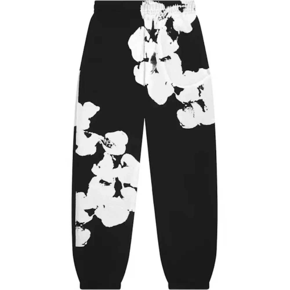 Imagem Calça Denim Tears Big Cotton Wreath Black