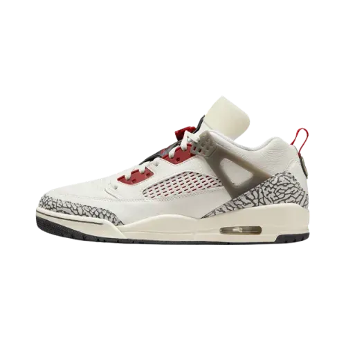 Air Jordan Spizike Low Sail Anthracite Coconut Milk Varsity Red