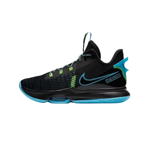 Nike LeBron Witness 5 Black Light Blue Fury