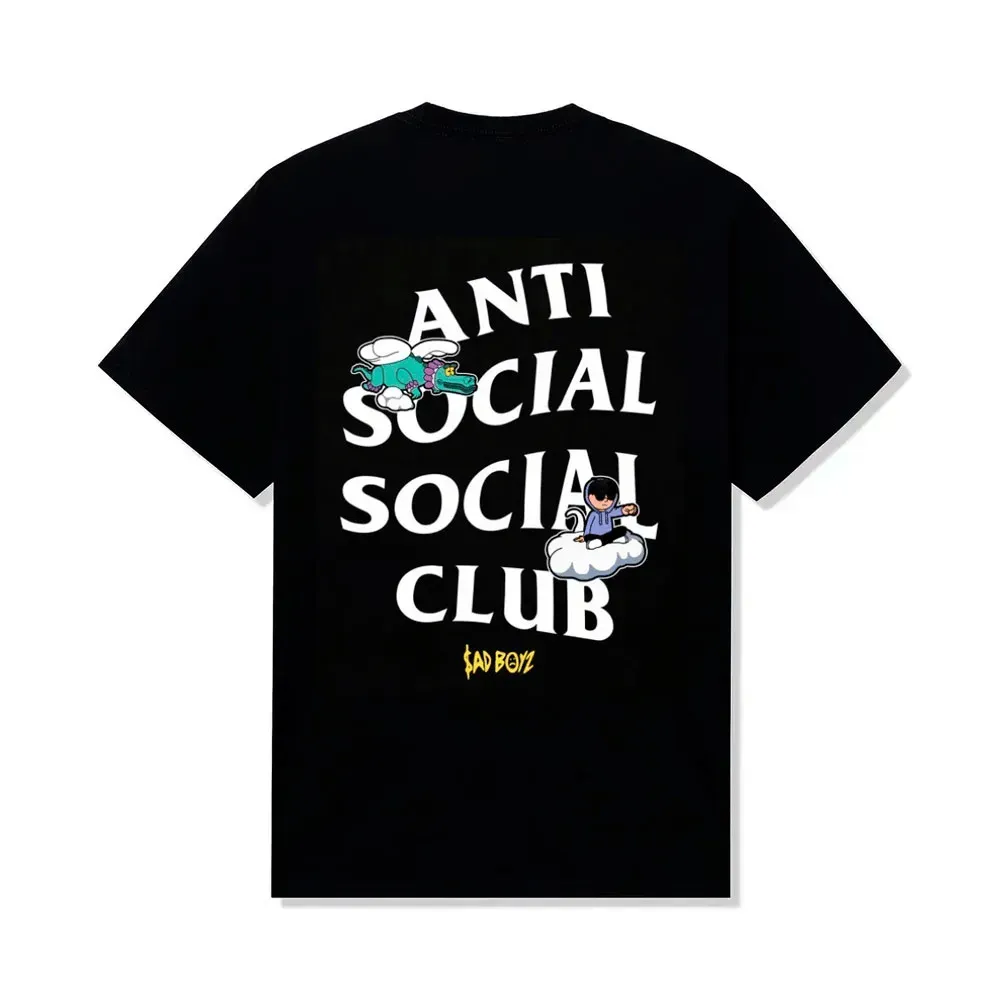 anti social social club 4点セット size:l SADBOYZ x Anti Social Social Club Camiseta Musica Black - Droper