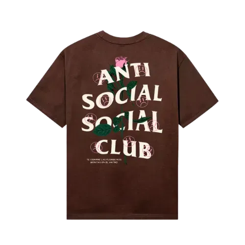 SADBOYZ x Anti Social Social Club Camiseta Fin de Semana Brown
