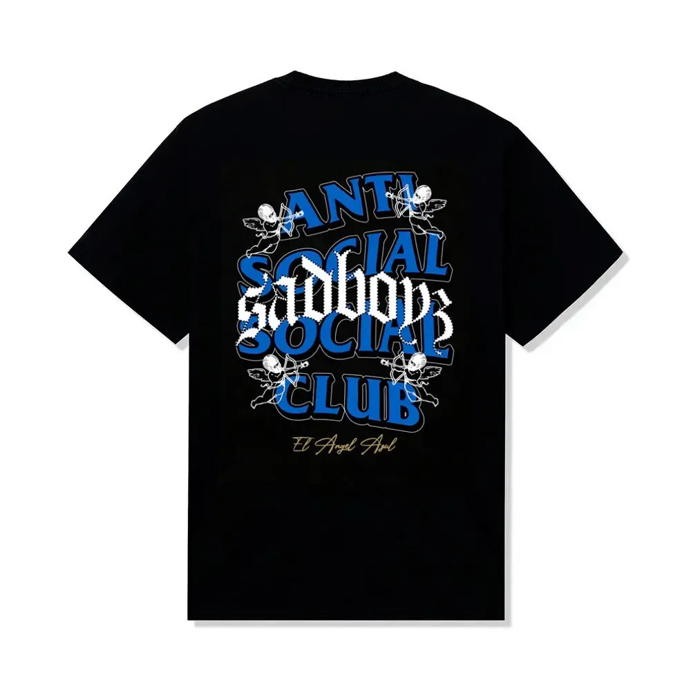 SADBOYZ x Anti Social Social Club Camiseta El Azul Black - Droper