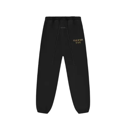Calça Fear of God Essentials Fleece Essential Black